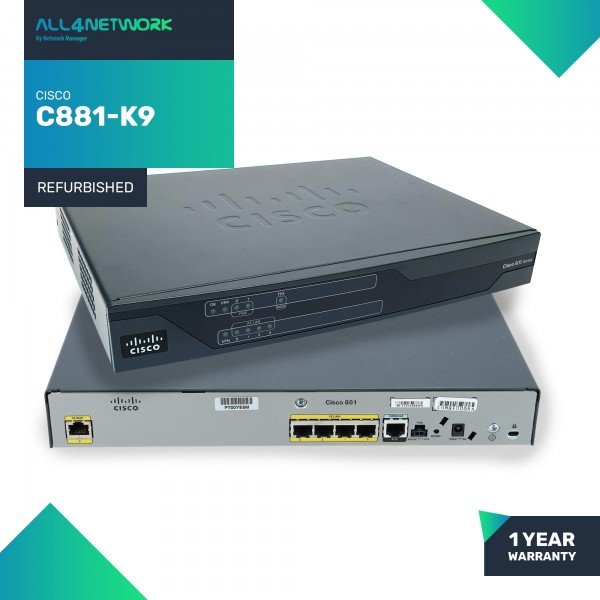 C881-K9 Cisco 880 Series C881 IPSec VPN Security R...